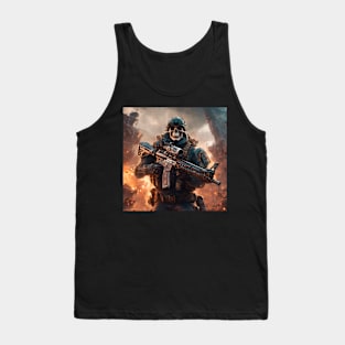 Skull and Guns Tank Top